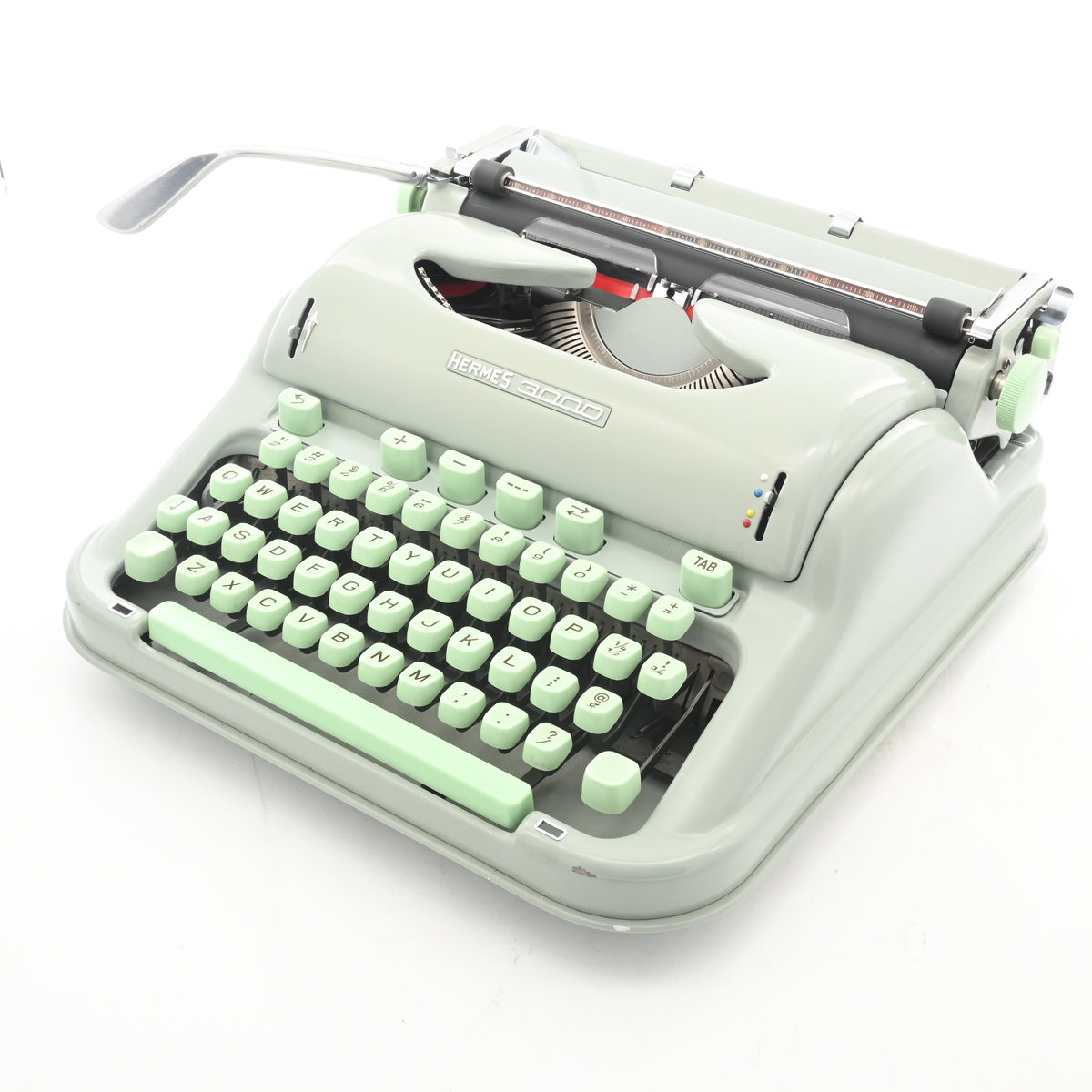 希少 タイプライター HERMES 3000 ウムラウト ドイツ スウェーデン語