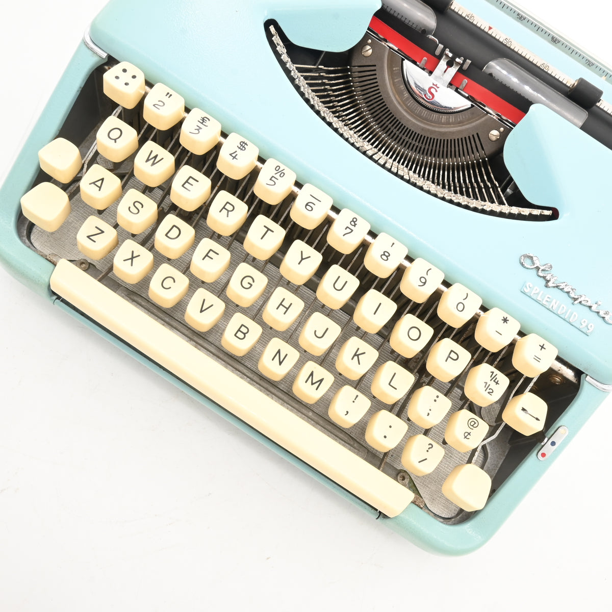 Olympia Splendid 99 Typewriter | light duck blue finish | New
