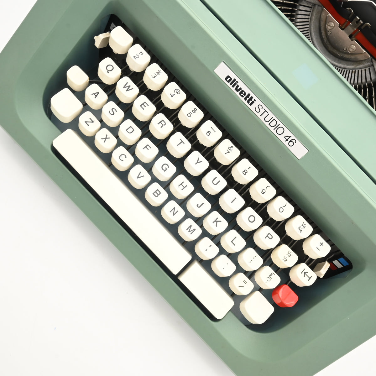 Olivetti Studio 46 Typewriter | Red | Gift | Serviced | Working