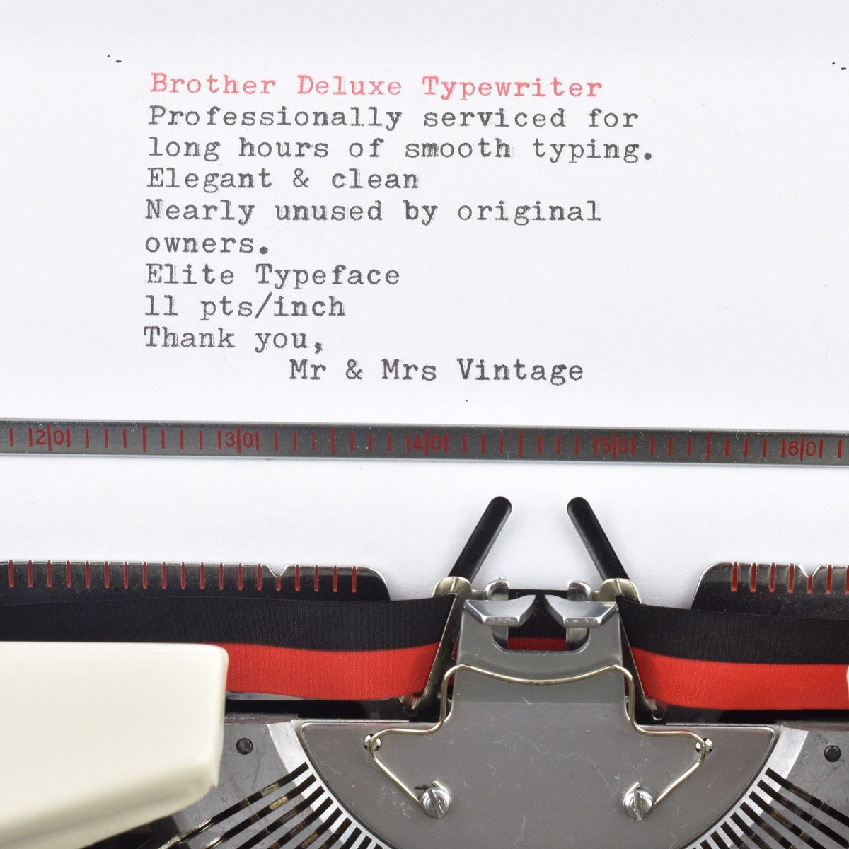 Brother Deluxe 1350 Typewriter | New Ribbon | WORLDWIDE Shipping