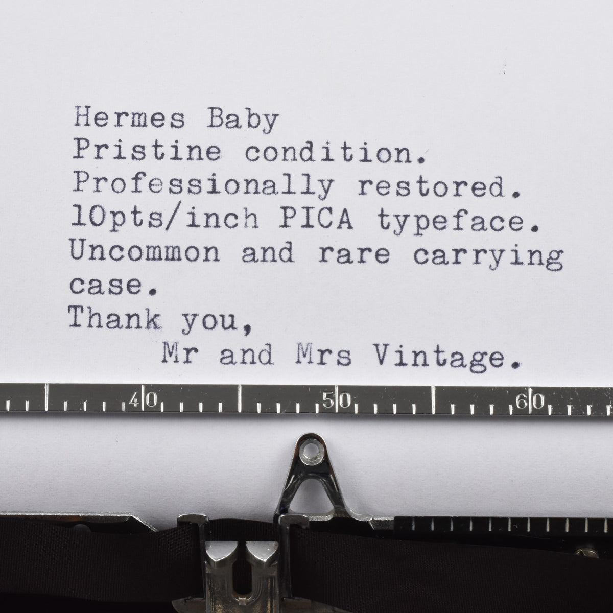 Hermes Baby Typewriter - New Ribbon - UK & WORLDWIDE SHIPPING