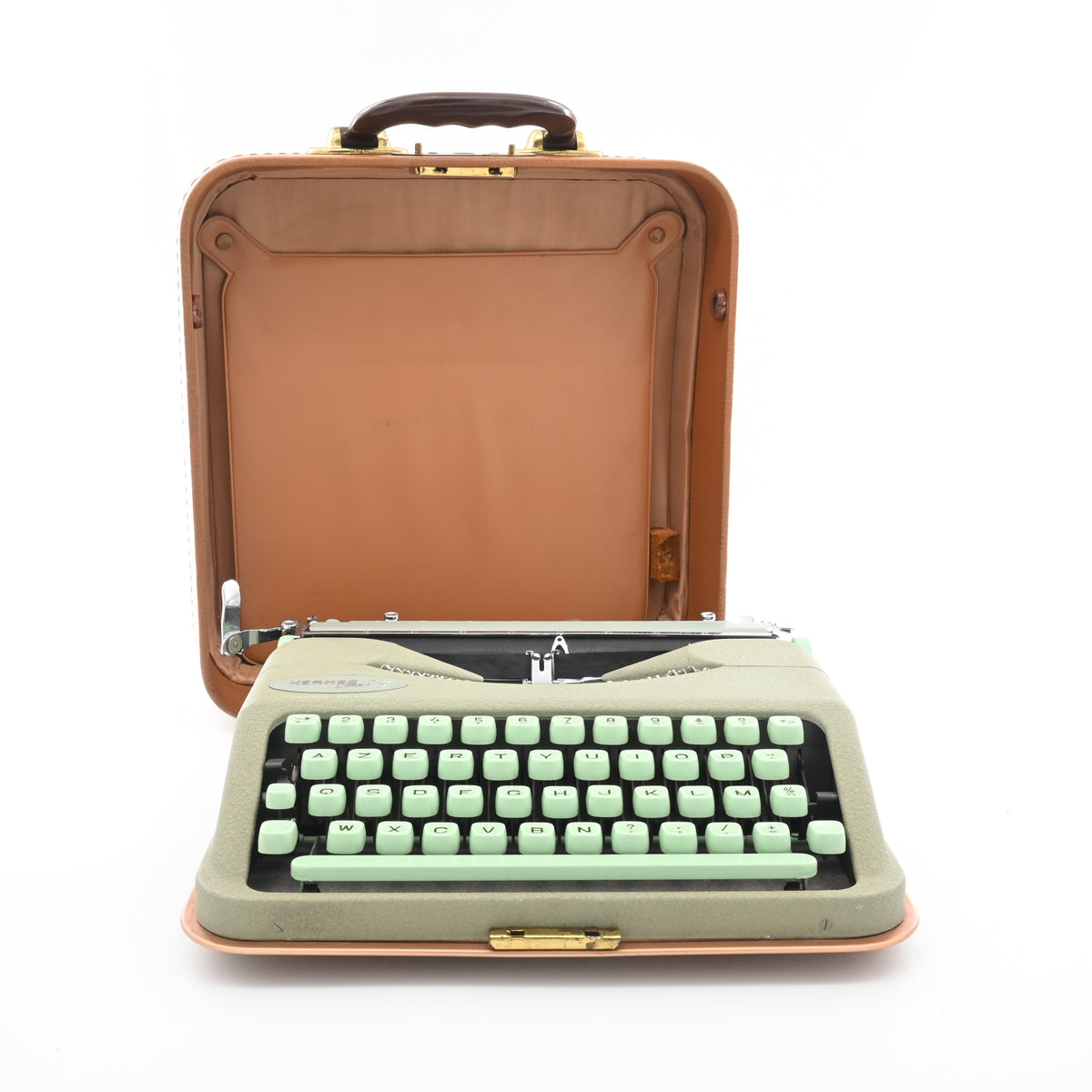 完動品　HERMES Baby タイプライター AZERTY配列のフランス仕様 Hermes Baby Typewriter - New Ribbon - UK & WORLDWIDE SHIPPING