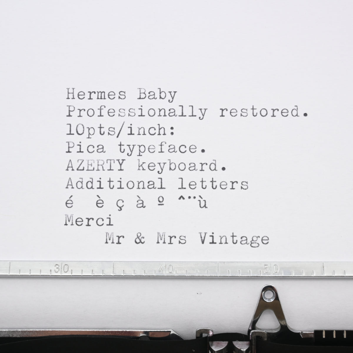 Hermes Baby Typewriter - New Ribbon - UK & WORLDWIDE SHIPPING