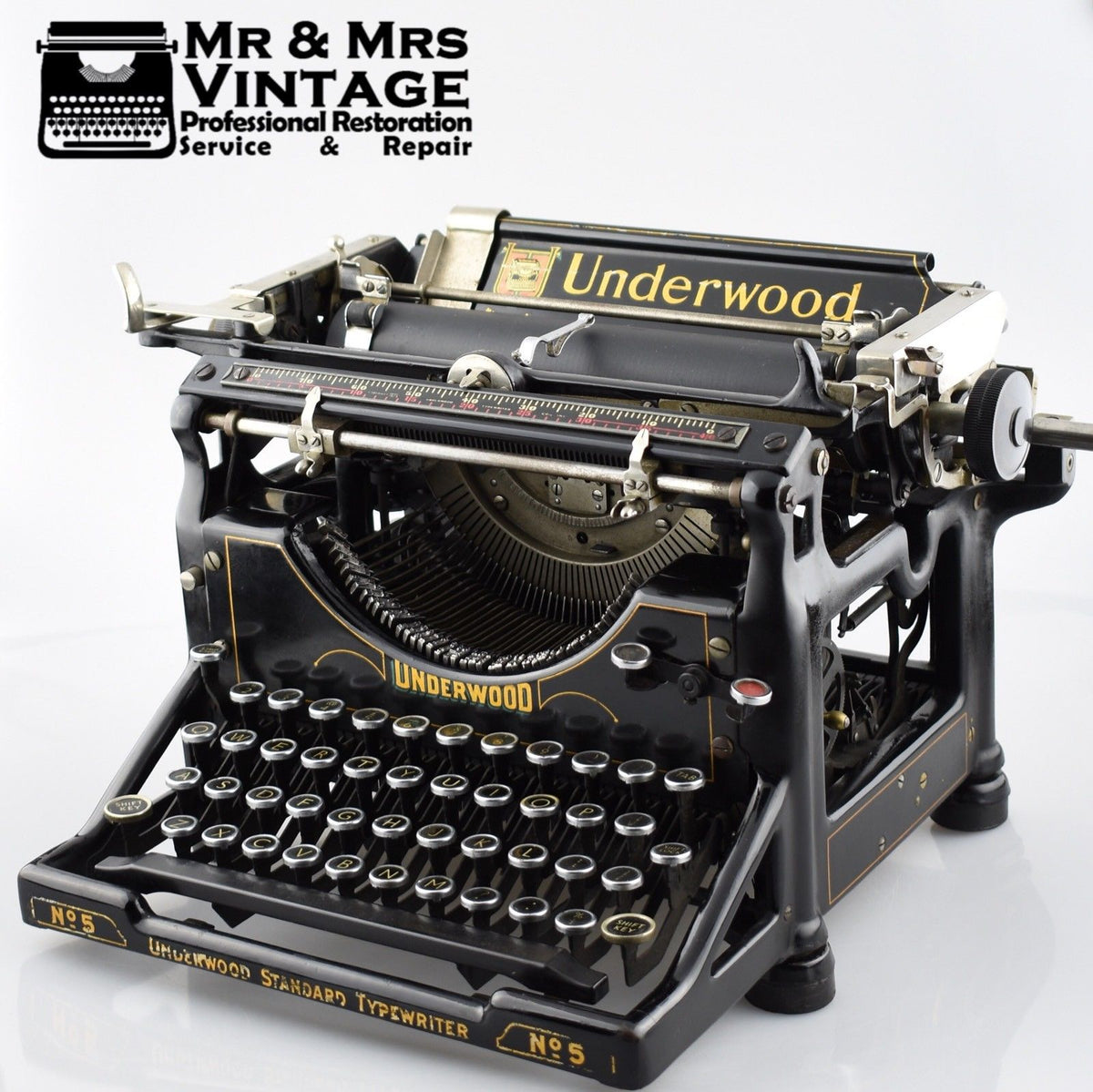 【アンティーク】アンダーウッド No5 タイプライター UNDER WOOD Underwood No. 5 Standard Typewriter | eBay