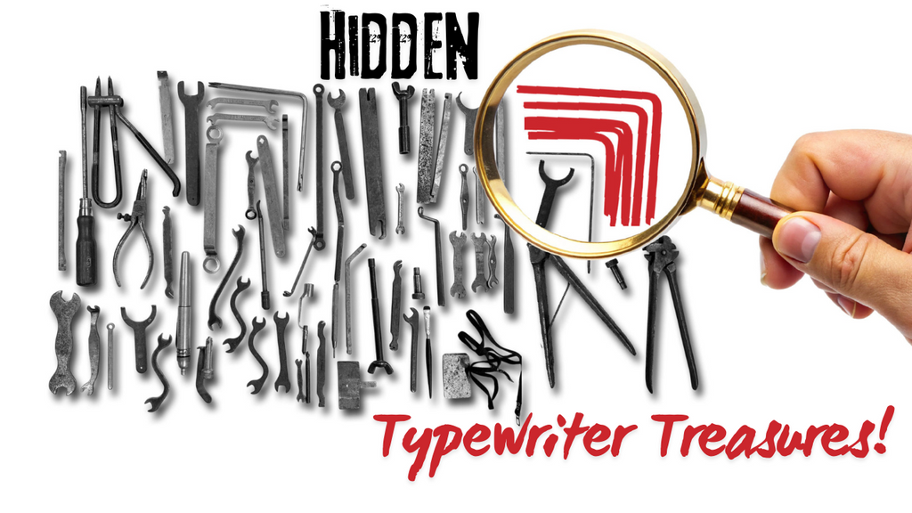 Lucky find!! The vintage Typewriter repair tools we have never seen before.