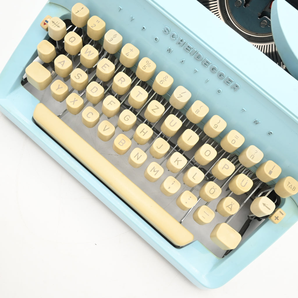 Scheidegger Typomatic Typewriter - Extremely rare san serif OCR-B