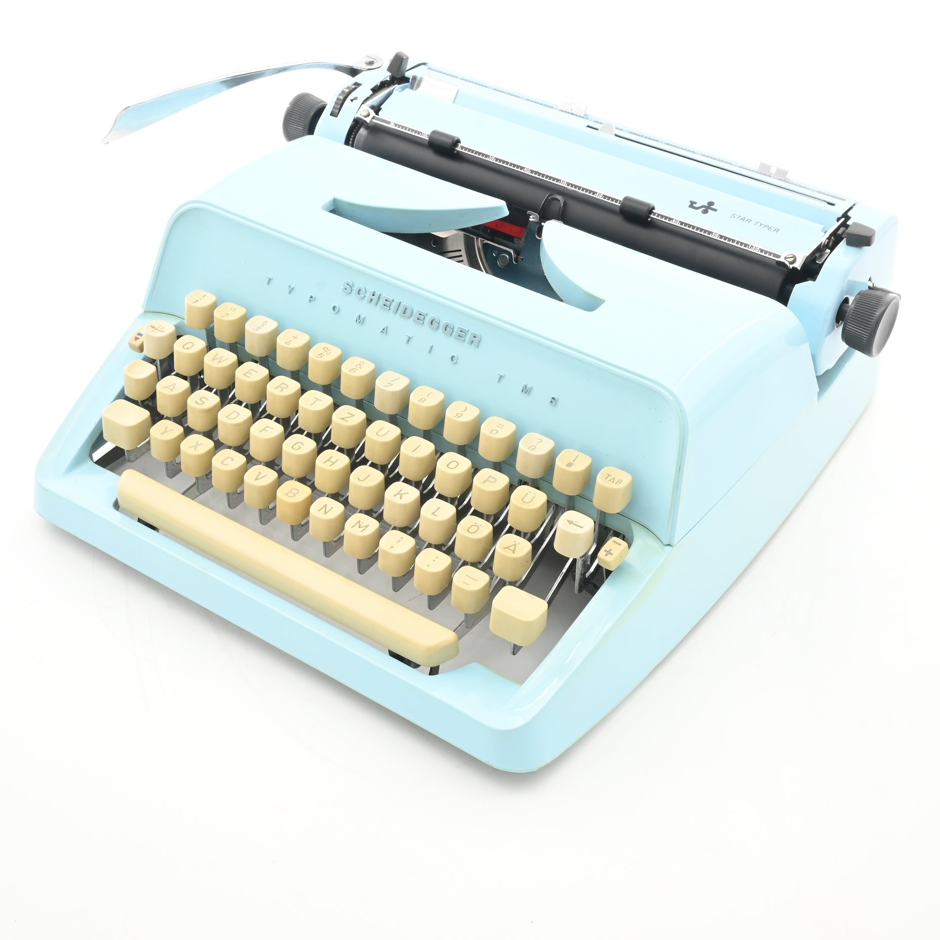 Scheidegger Typomatic Typewriter - Extremely rare san serif OCR-B