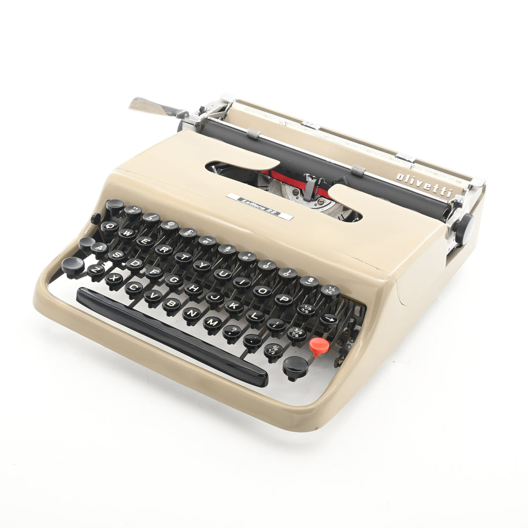 Olivetti Lettera 22 Typewriter - WORLDWIDE SHIPPING