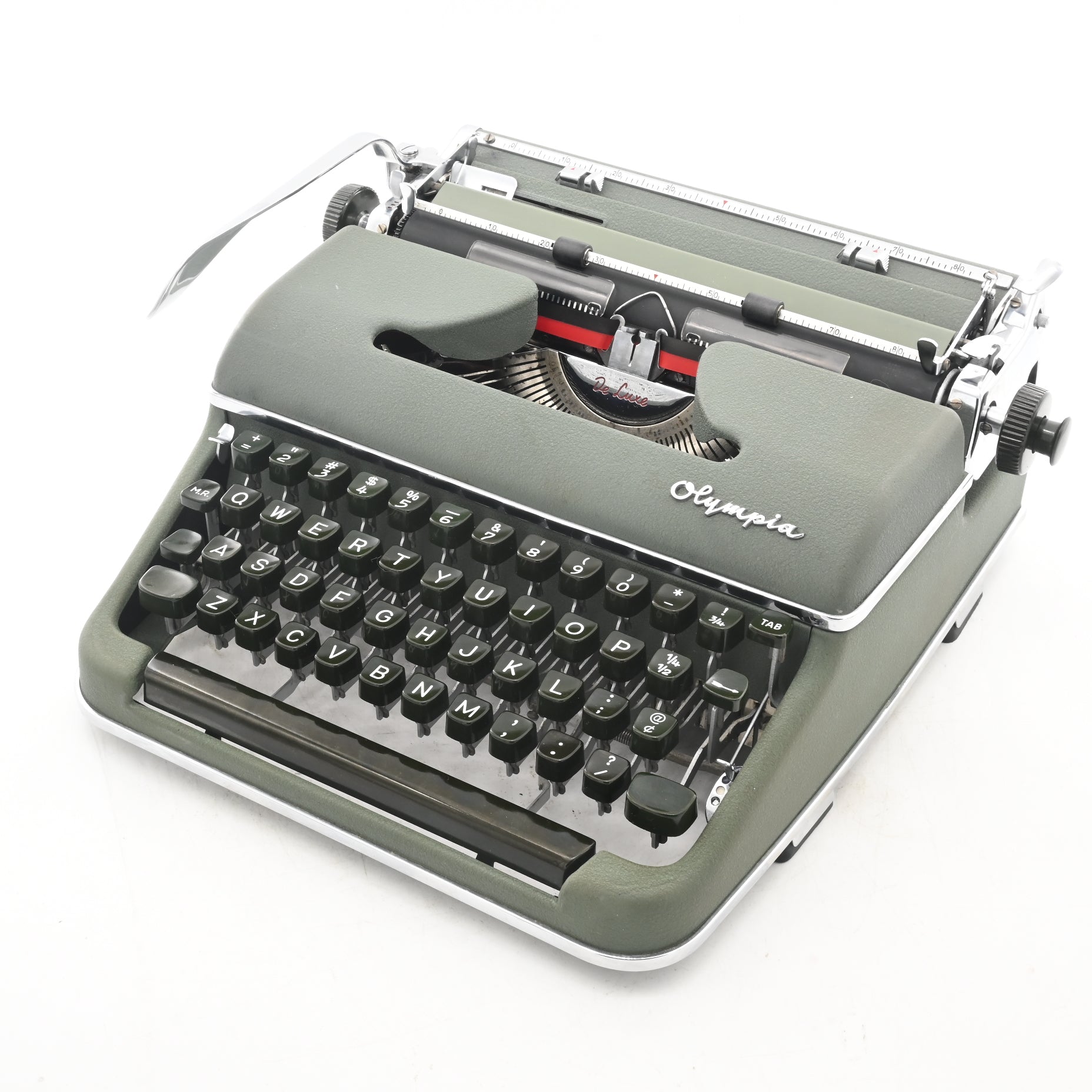 Olympia SM3タイプライター 1950年代 ケース付き　グレー Olympia SM3タイプライター 1950年代 ケース付き グレー Mid