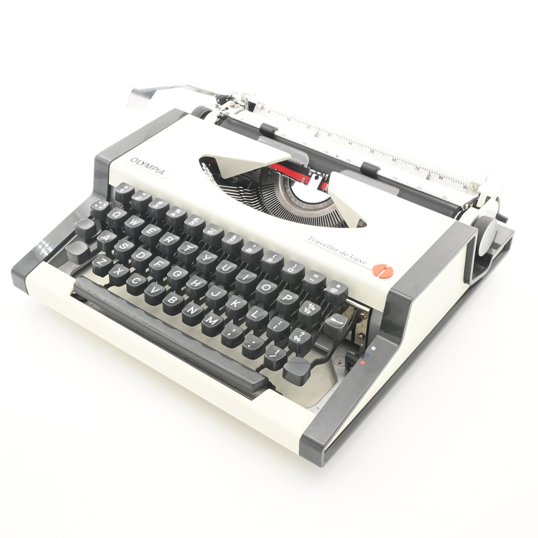 0290　英文タイプライター OLYMPIA　Traveller de Lux Olympia Traveller De luxe S Typewriter | New Ribbon | UK & WORLDWIDE