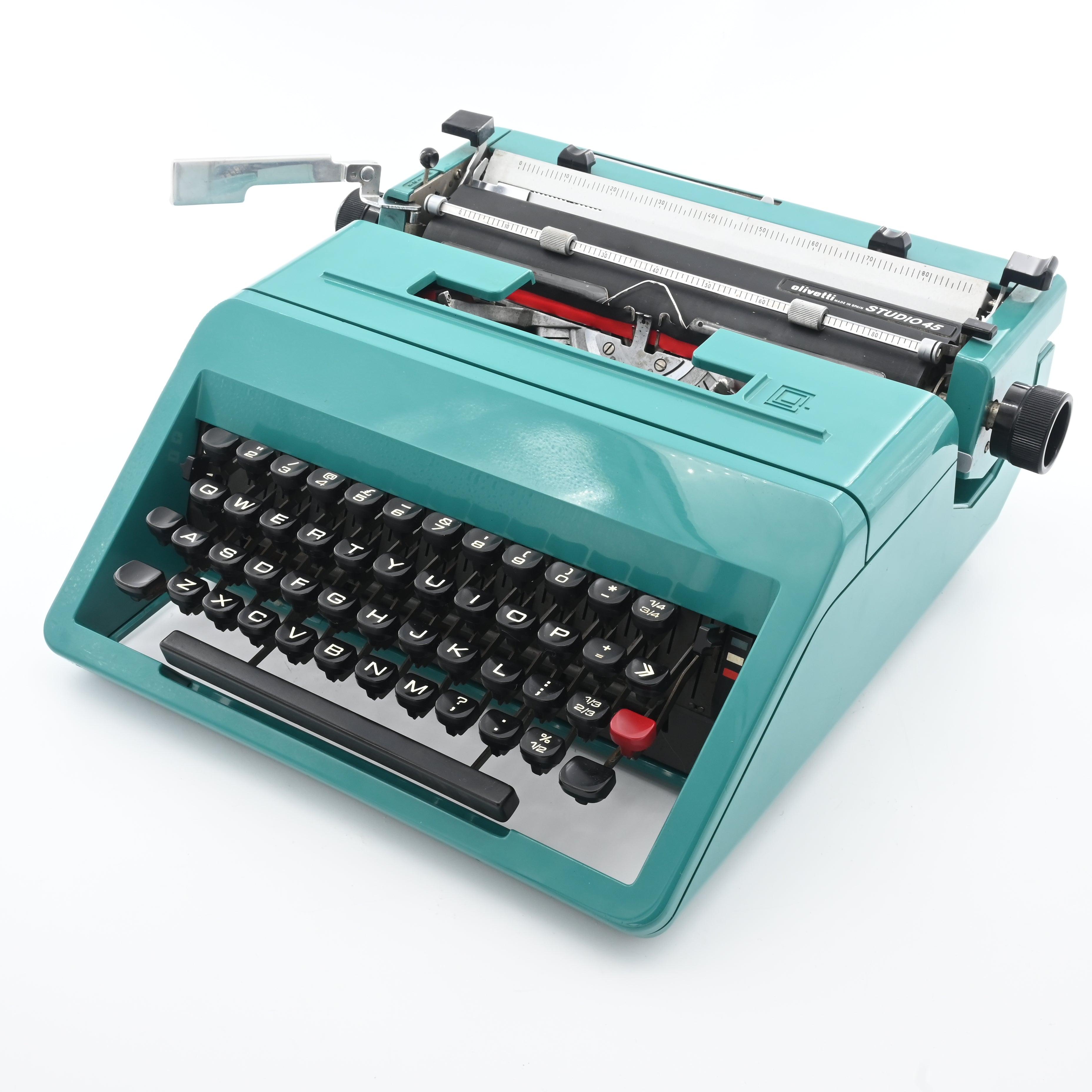 Olivetti Studio 45 Typewriter | Red | Gift | Serviced | Working | Superb