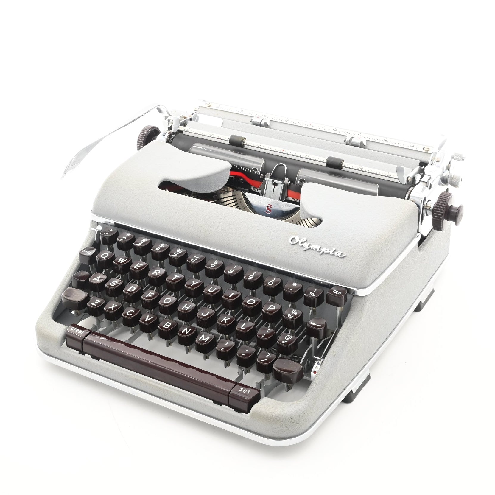 オリンピア　タイプライター Olympia SM4 Typewriter - New platen| Congress PICA #83 typeface