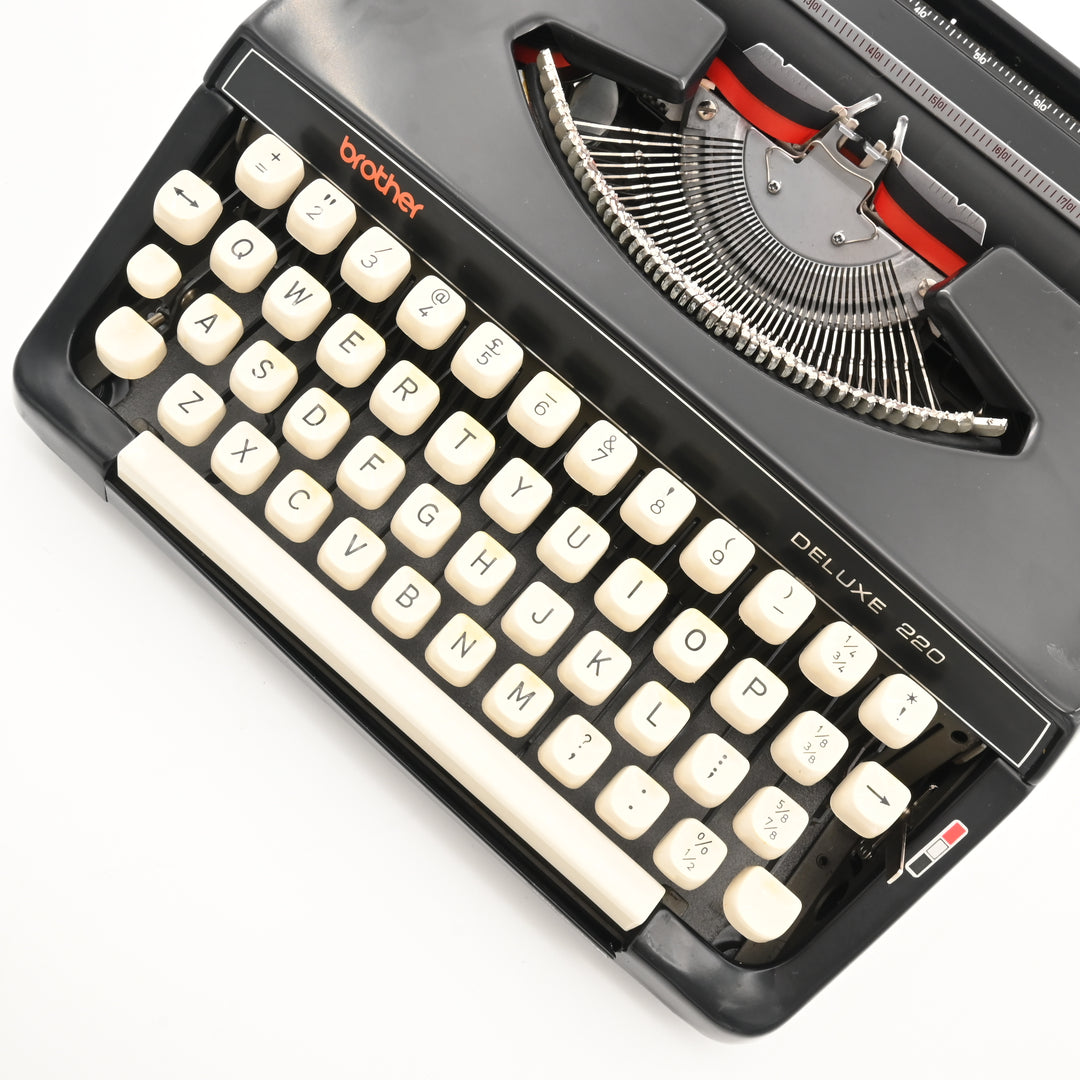 希少✨Typewriter Brother Deluxe 220 タイプライター brother deluxe
