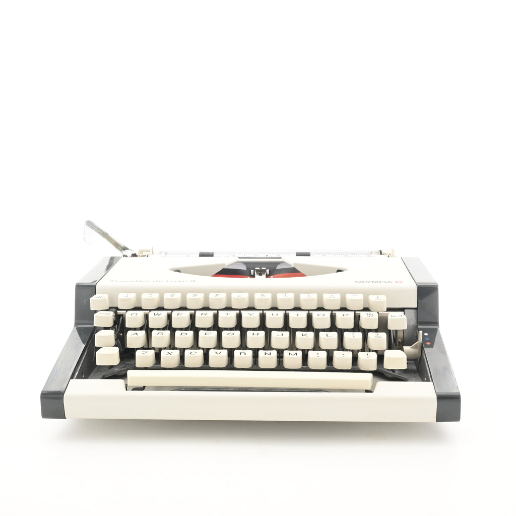 Olympia Traveller De luxe S Typewriter | New Ribbon | UK & WORLDWIDE