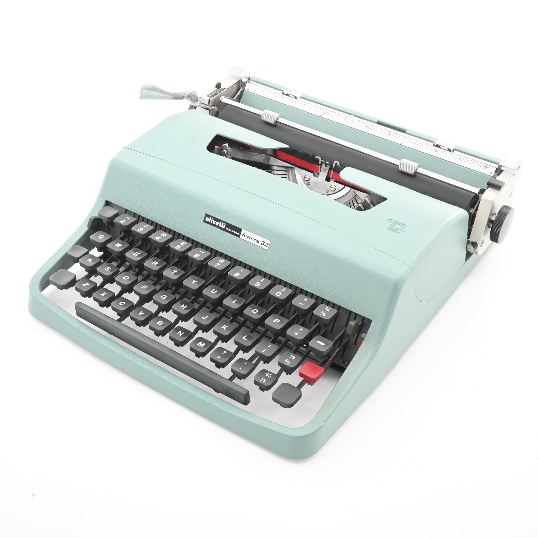 Olivetti Lettera 32 Typewriter - New platen