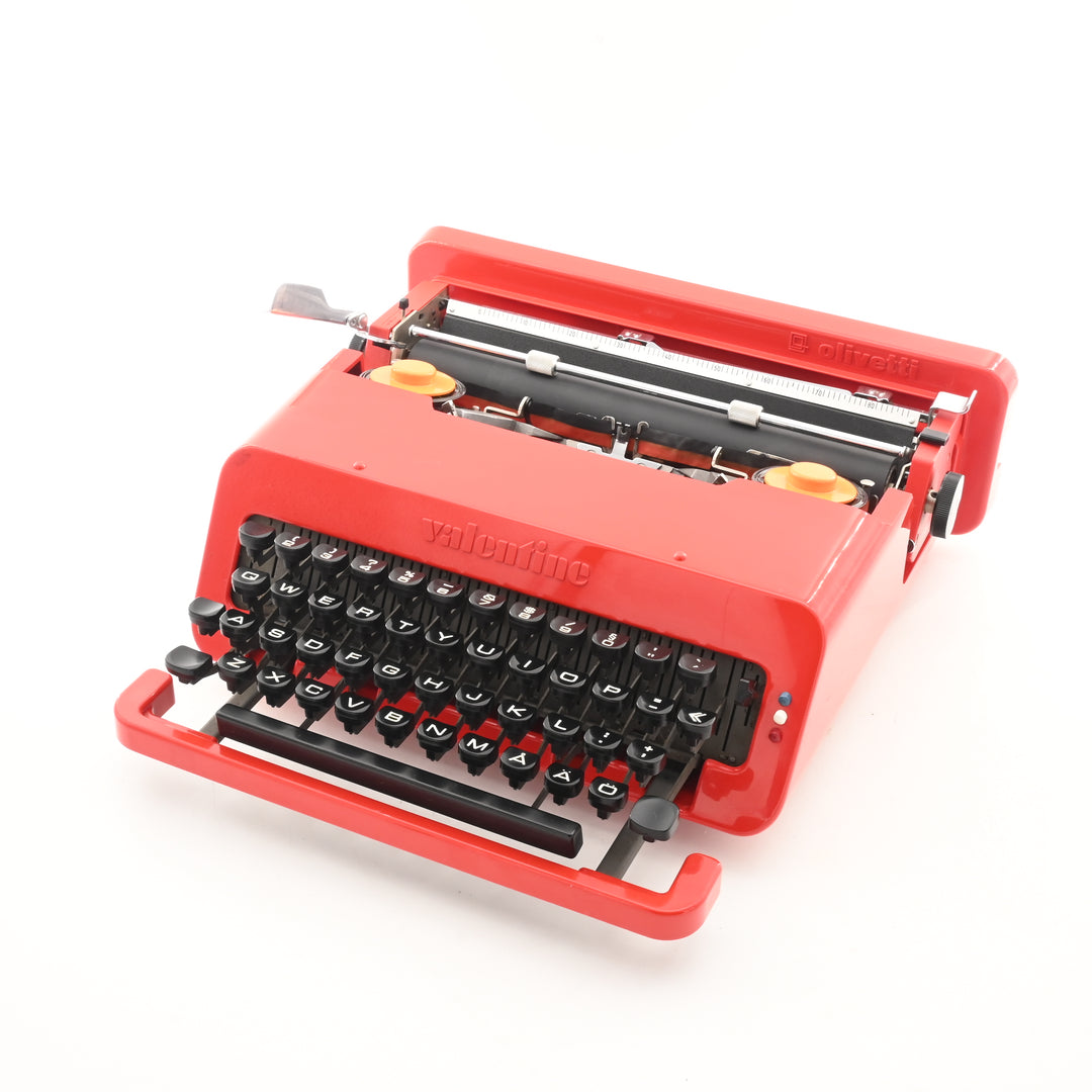 Olivetti Valentine Typewriter | Red | Gift | Serviced | Working