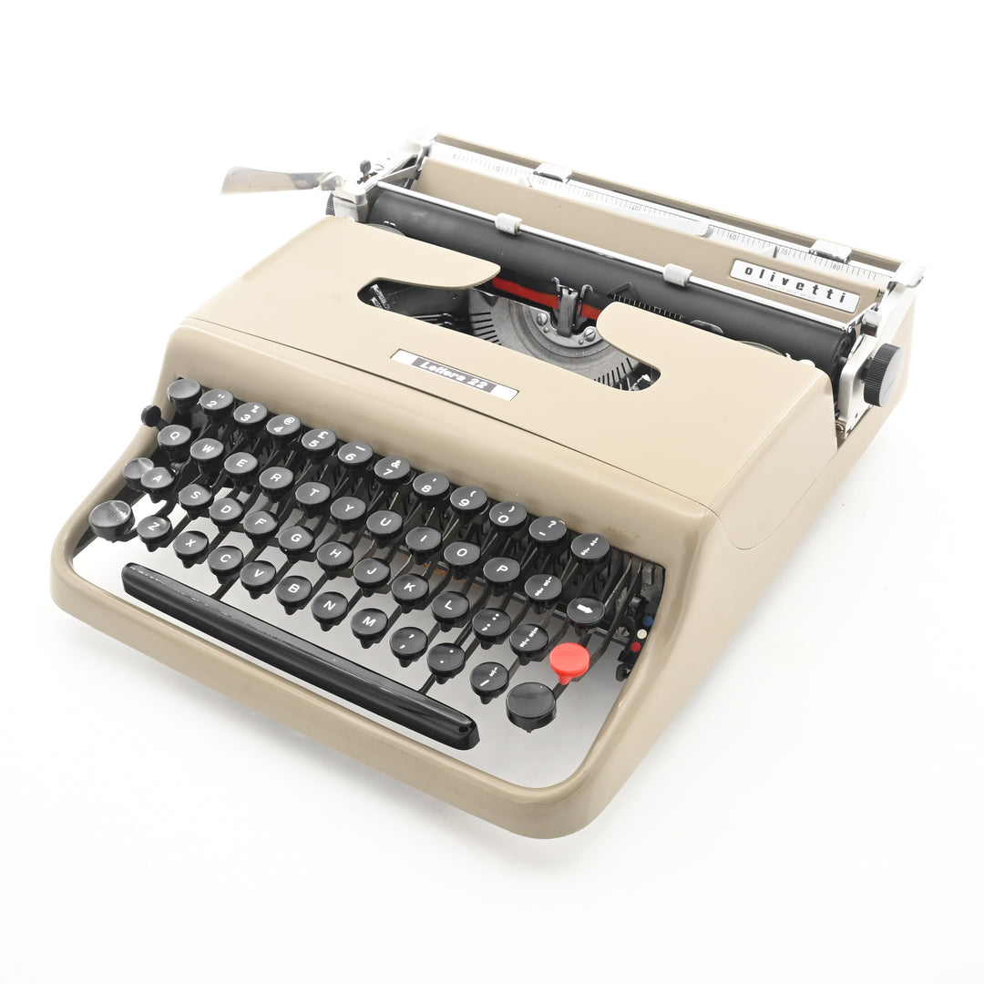 Olivetti Lettera 22 Typewriter - WORLDWIDE SHIPPING
