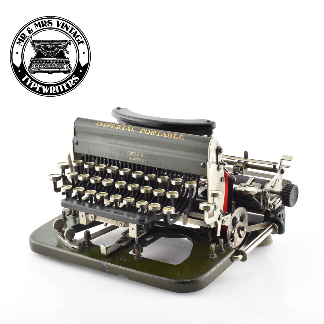 Antique 1929 Imperial Model D Typewriter Glossy