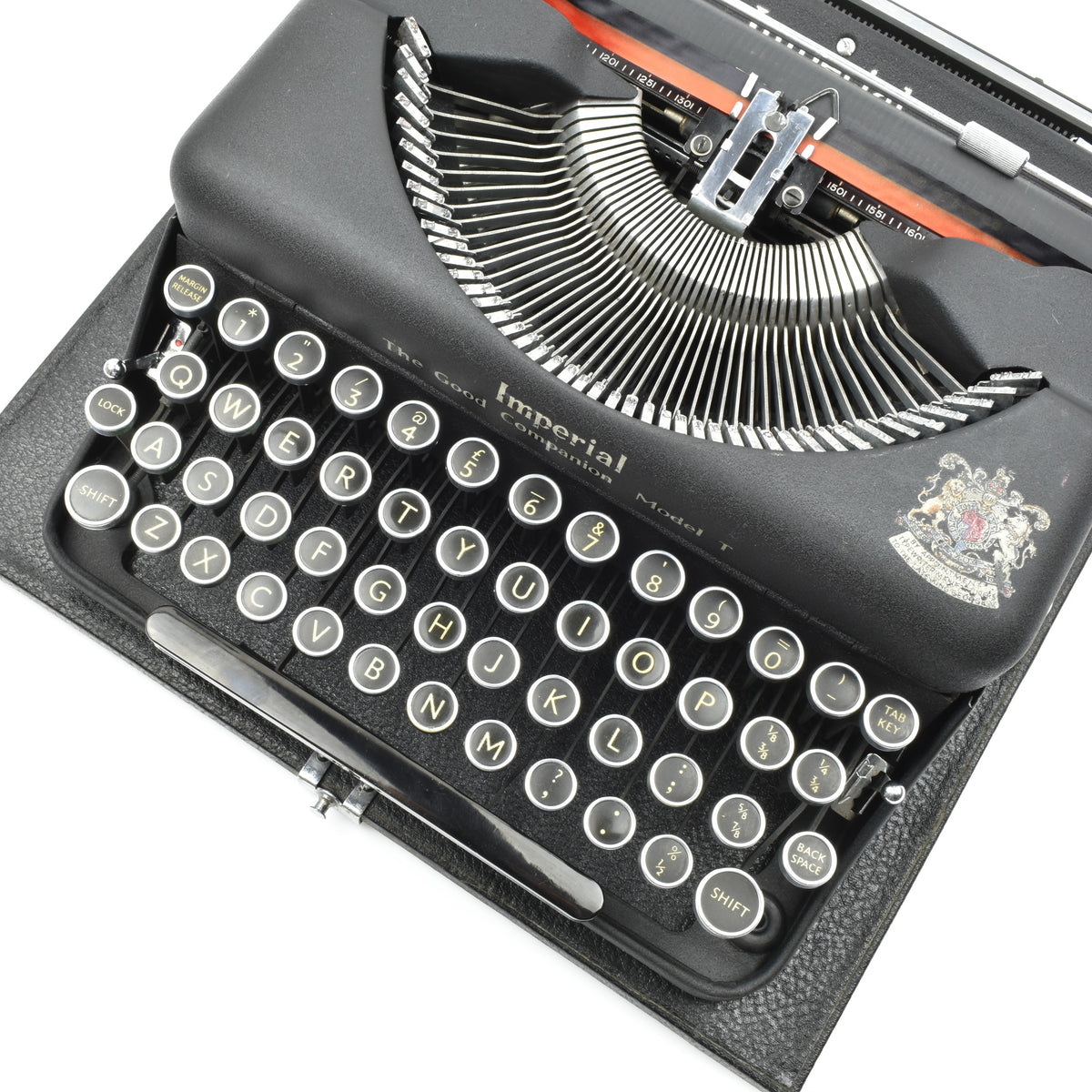 Imperial Good Companion typewriter model T | Glossy Black | Restored ...