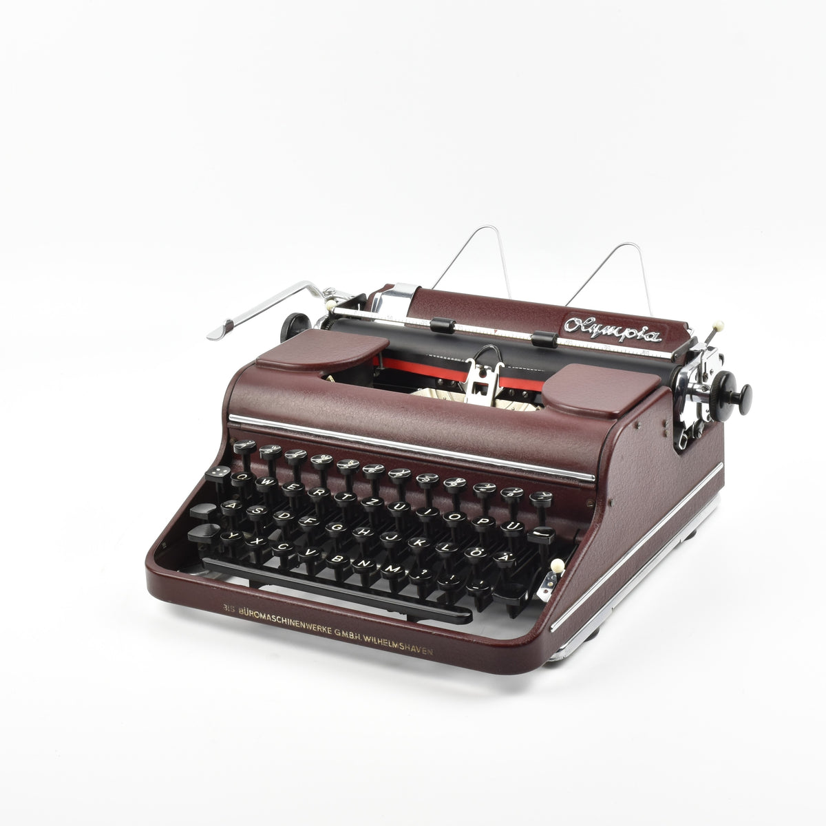 Olympia SM1 Typewriter - QWERTZ keyboard. – Mr & Mrs Vintage ...