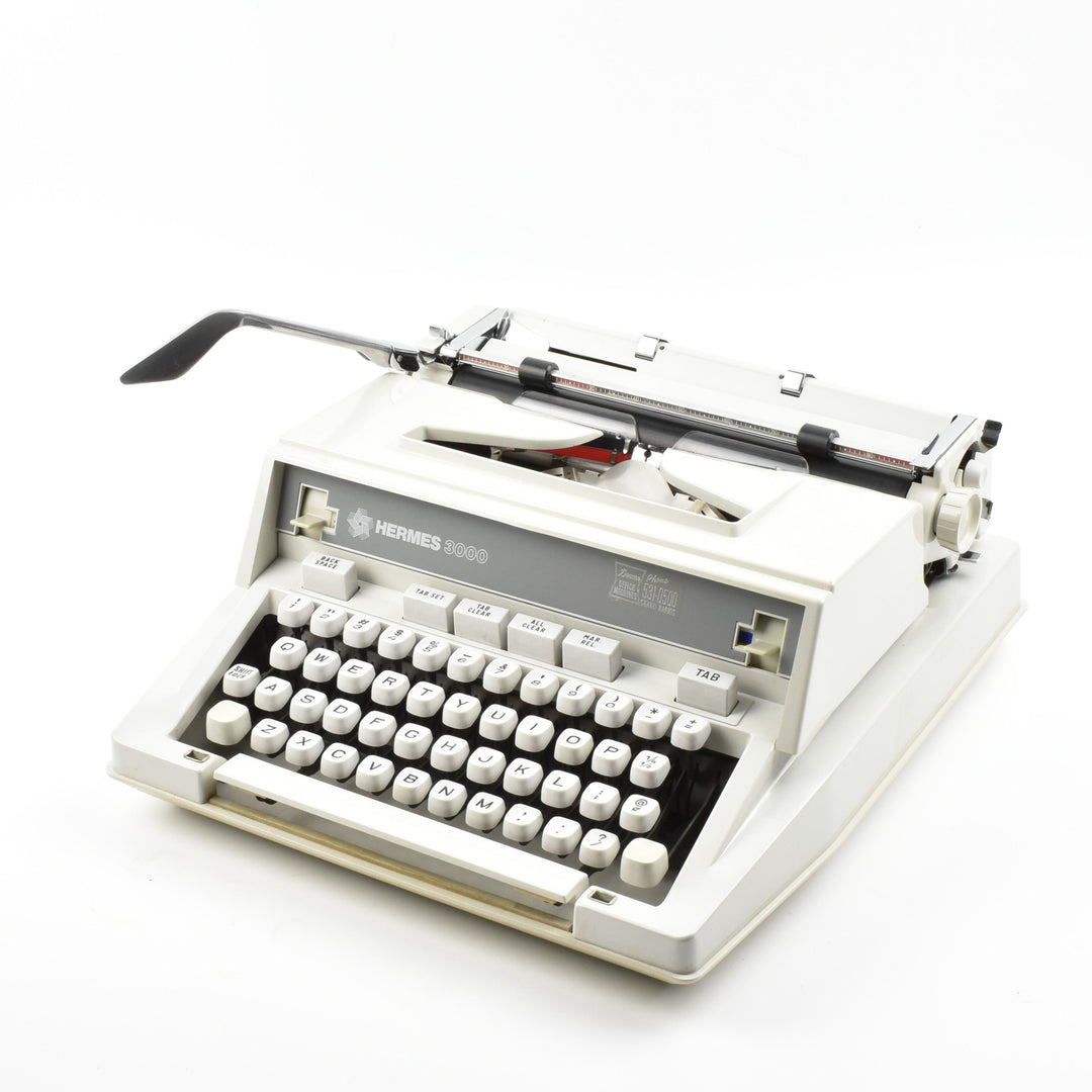 Hermes 3000 Typewriter with Epoca Typeface - New platen