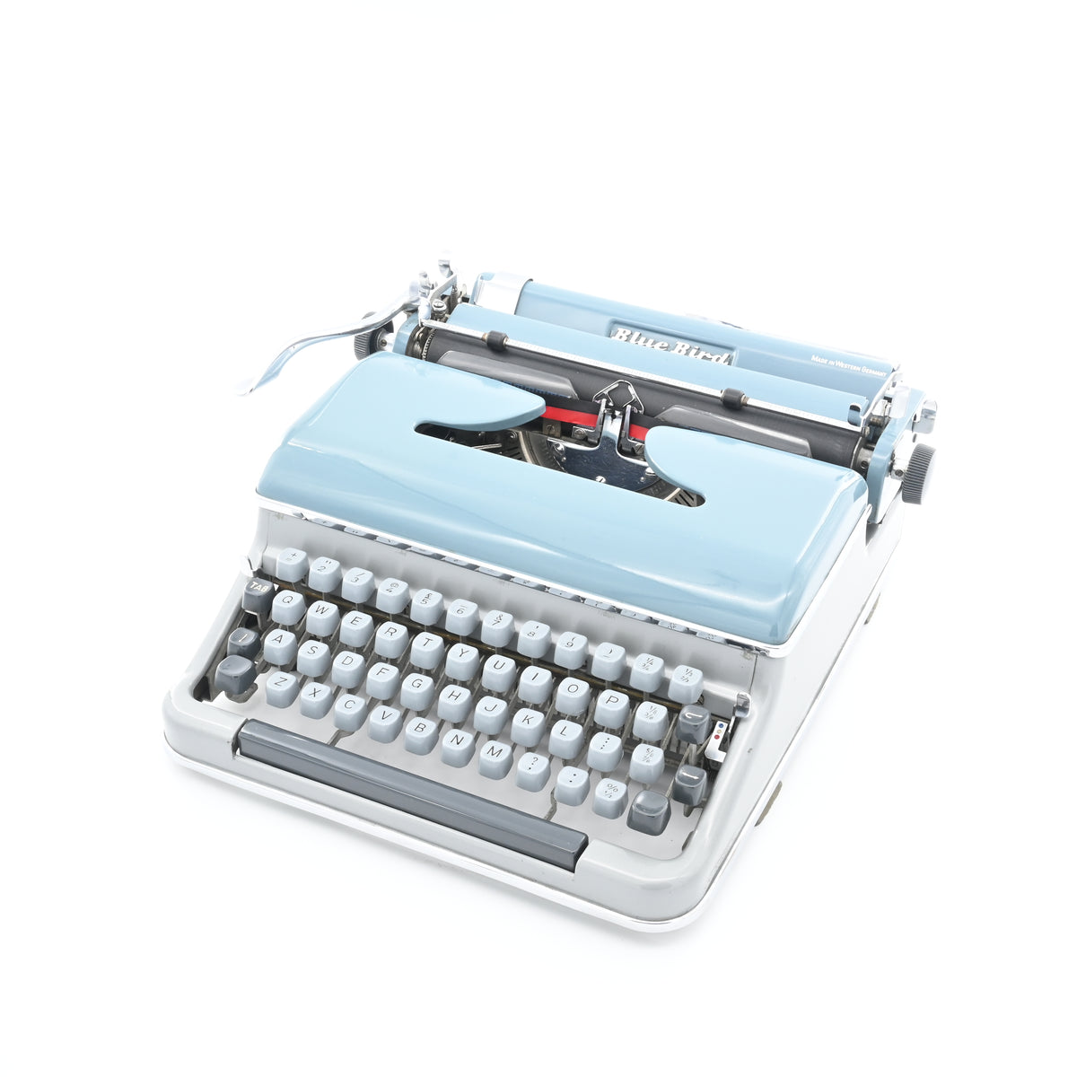 Blue Bird Typewriter | Dual blue coloured | FREE UK POSTAGE – Mr & Mrs ...