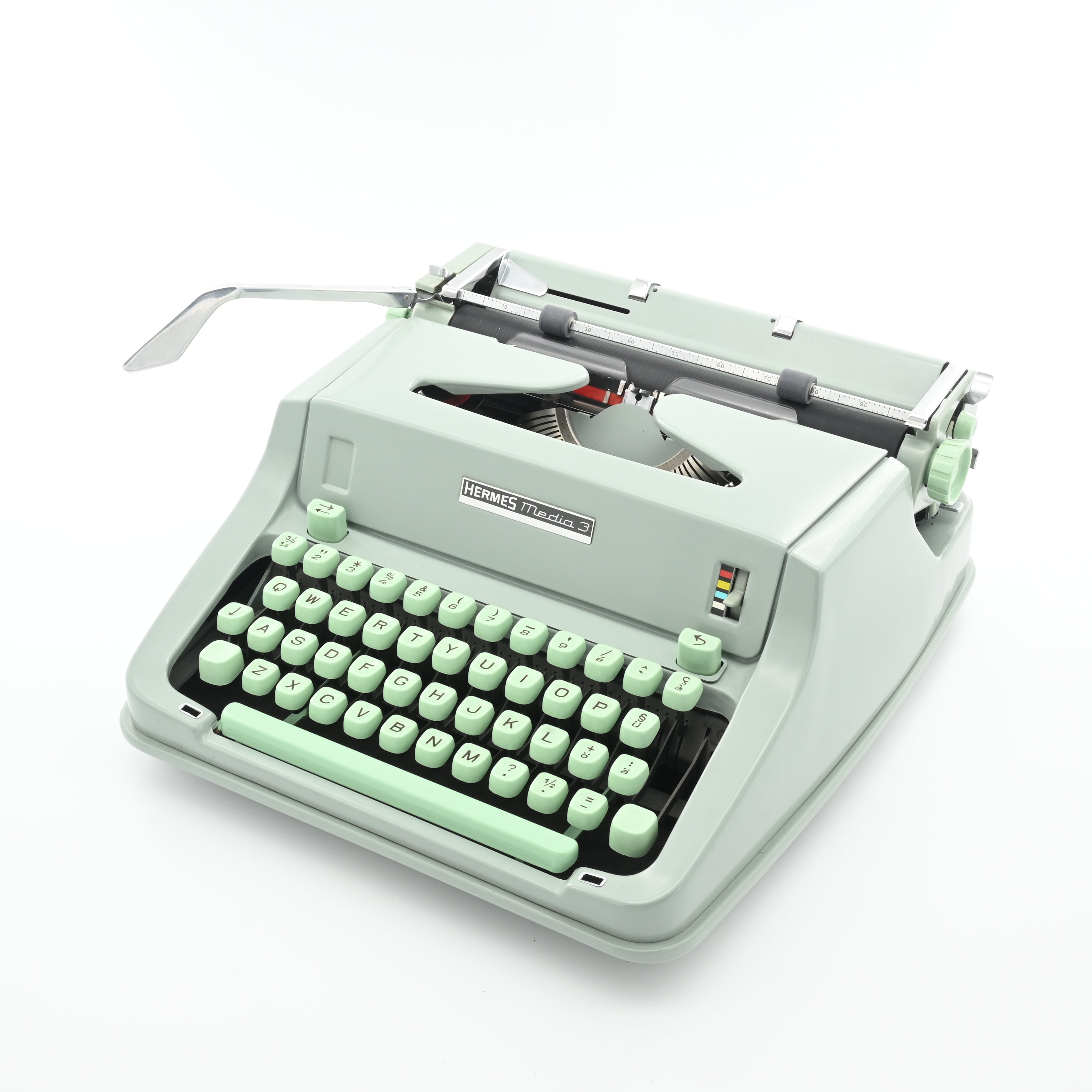 Hermes Media 3 Typewriter - Cubic Typeface & rare math keys - UK