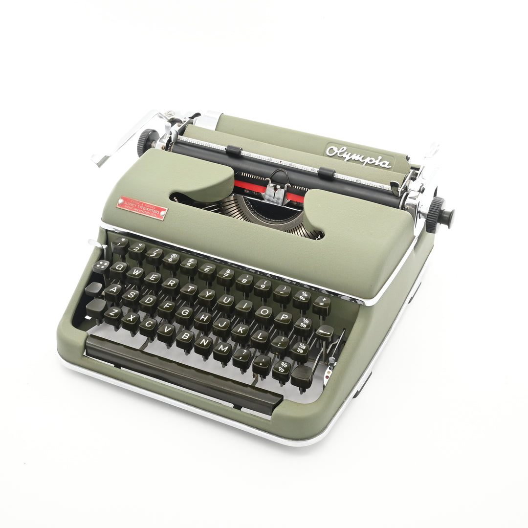 Olympia SM3 Typewriter cursive script typeface UK & WORLDWIDE SHIPPING