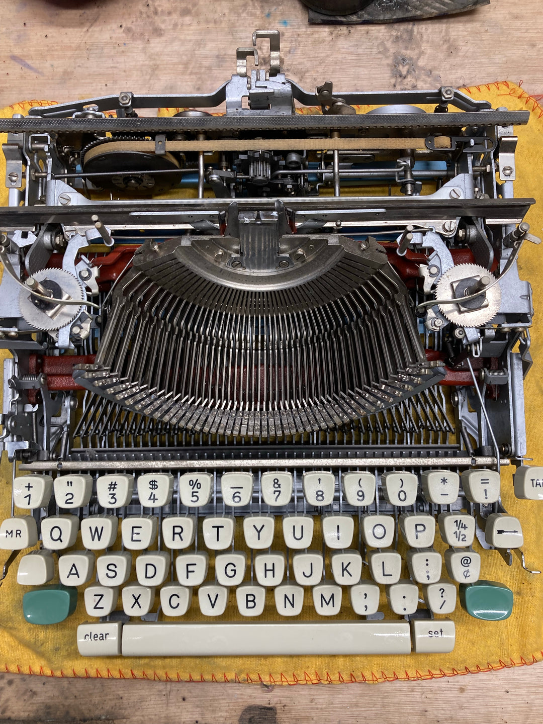 Olympia SM7 Typewriter - Cursive Script typeface – Mr & Mrs Vintage ...