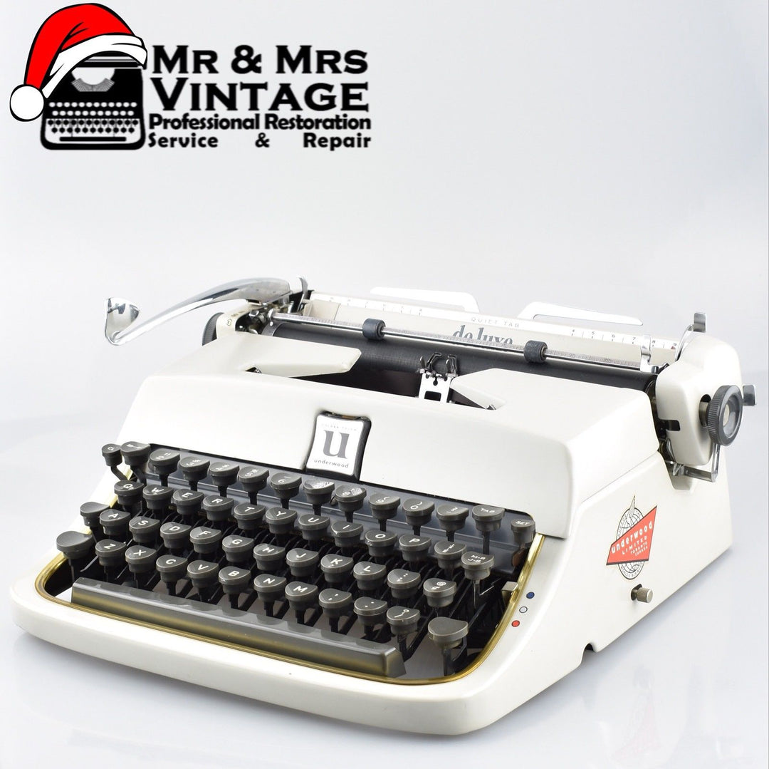 Underwood deluxe Typewriter Golden touch